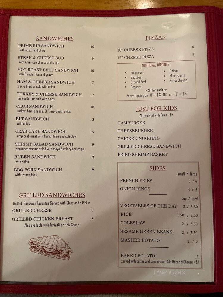 Lu & Joe's Restaurant & Lounge - Mount Airy, MD menu_pic