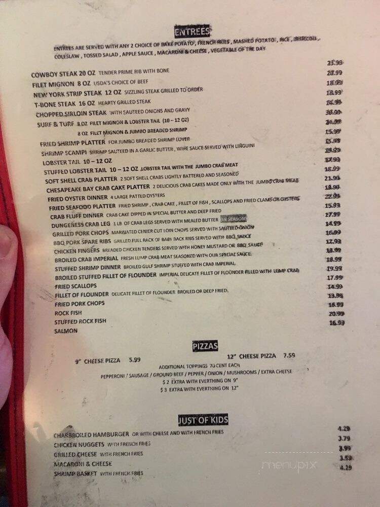 Lu & Joe's Restaurant & Lounge - Mount Airy, MD menu_pic