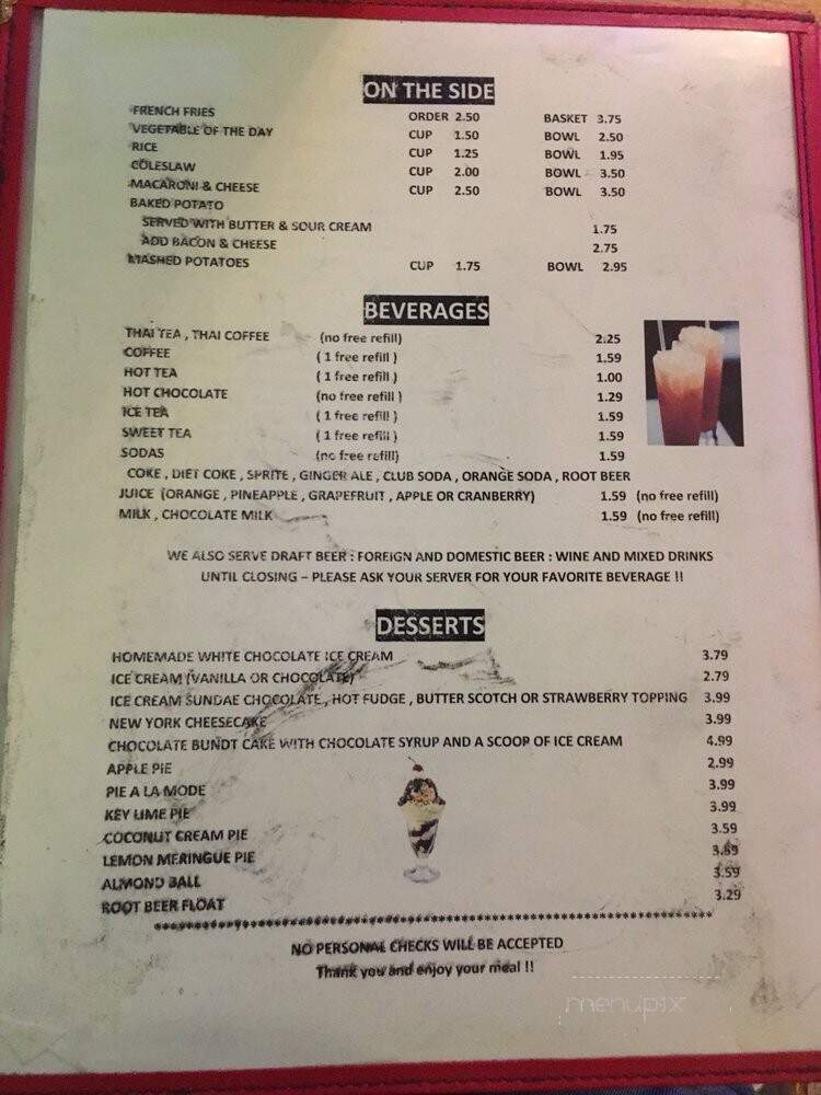 Lu & Joe's Restaurant & Lounge - Mount Airy, MD menu_pic