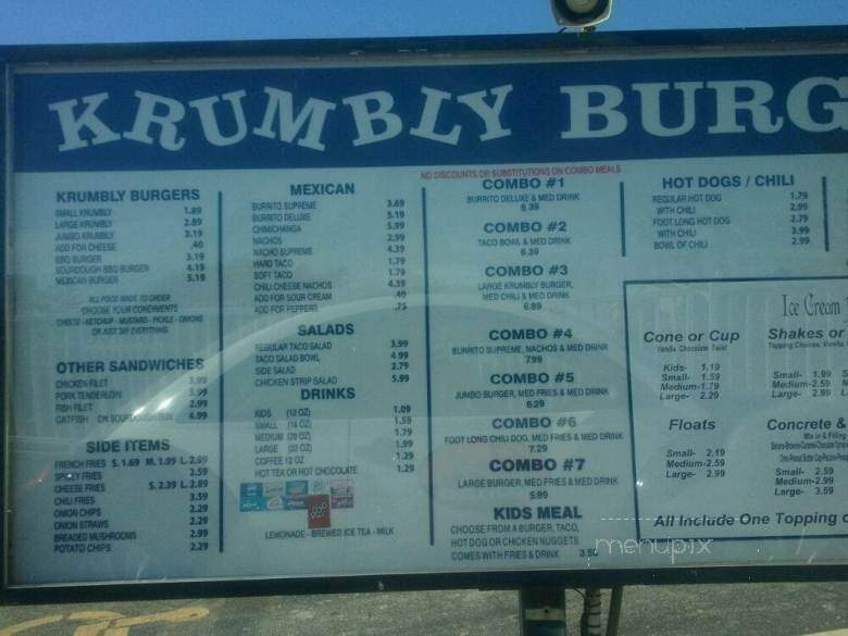 Krumbly Burgers - Troy, MO