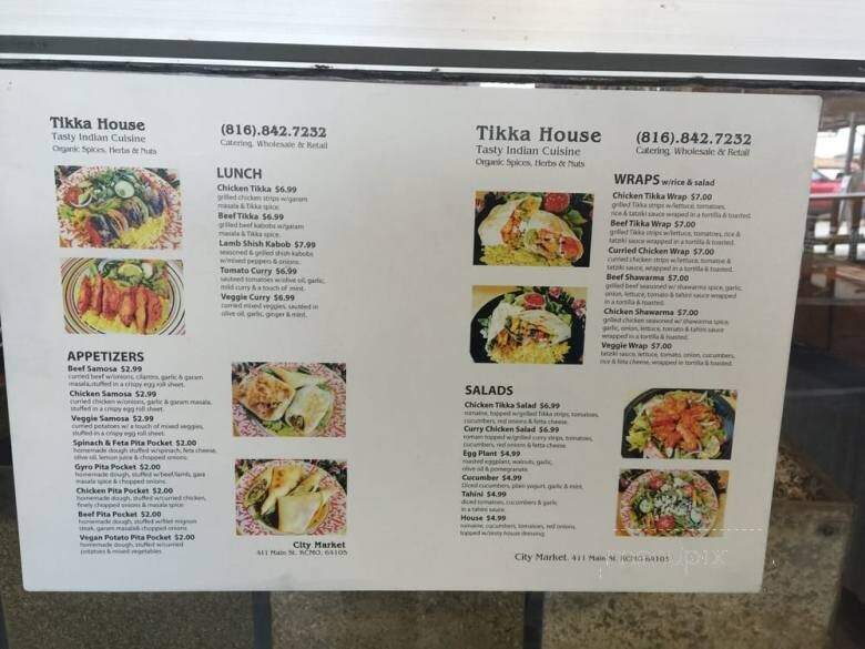 Tikka House - Kansas City, MO menu_pic