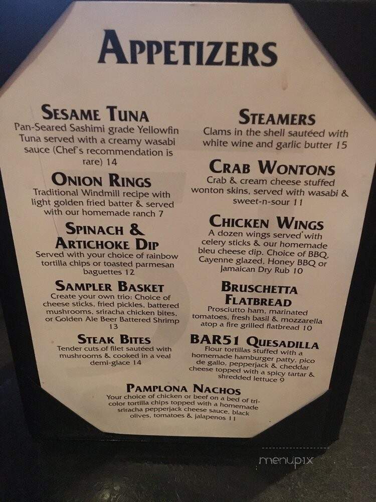 Windmill Club - Billings, MT menu_pic