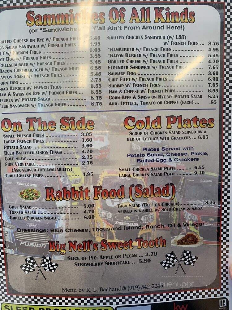 Big Nell's Pit Stop - Ocean Isle Beach, NC menu_pic
