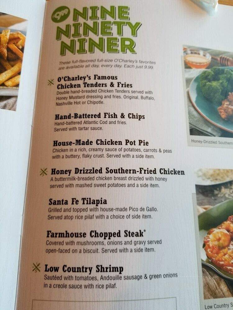 O'Charley's - Gastonia, NC menu_pic