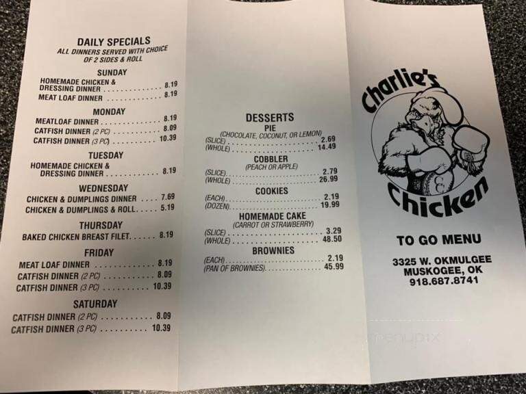 Charlie's Fried Chicken - Muskogee, OK