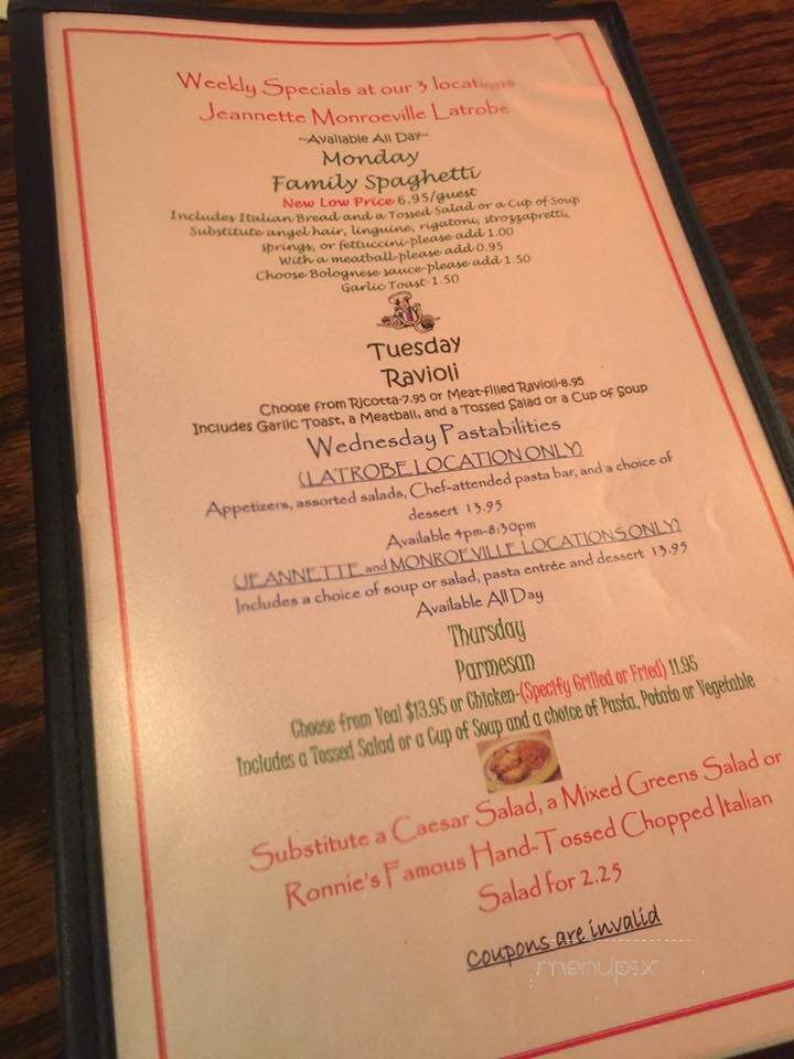 De Nunzio's Italian Trattoria - Monroeville, PA