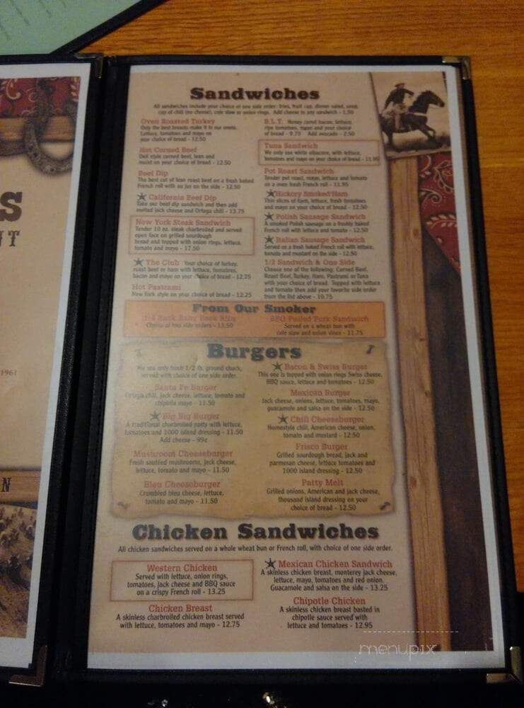 Arthur's Restaurant - Orange, CA menu_pic