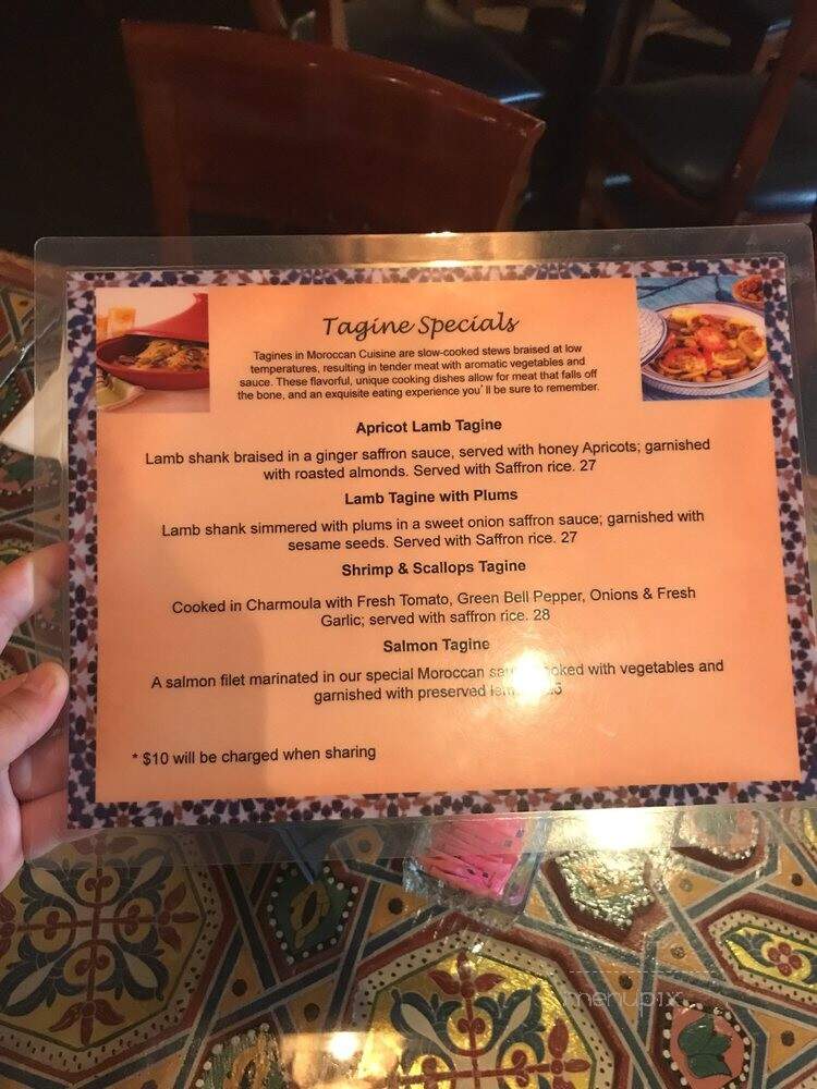 Sahara Restaurant - Greenwood Village, CO menu_pic