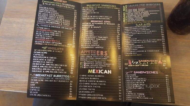 Down Home Grill - Victorville, CA menu_pic