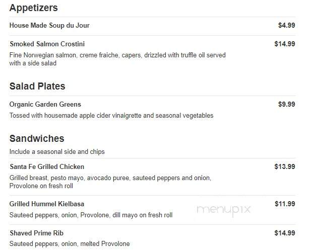 Ritz Crystal Room At Remember When - Torrington, CT menu_pic