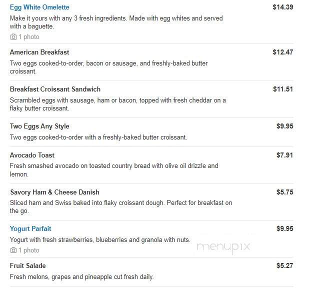 La Madeleine French Bakery - Tulsa, OK menu_pic
