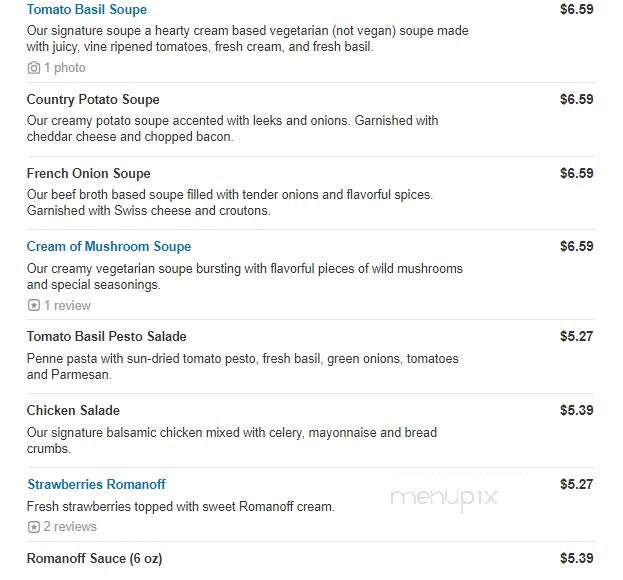 La Madeleine French Bakery - Tulsa, OK menu_pic