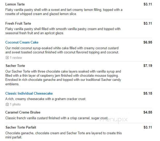 La Madeleine French Bakery - Tulsa, OK menu_pic