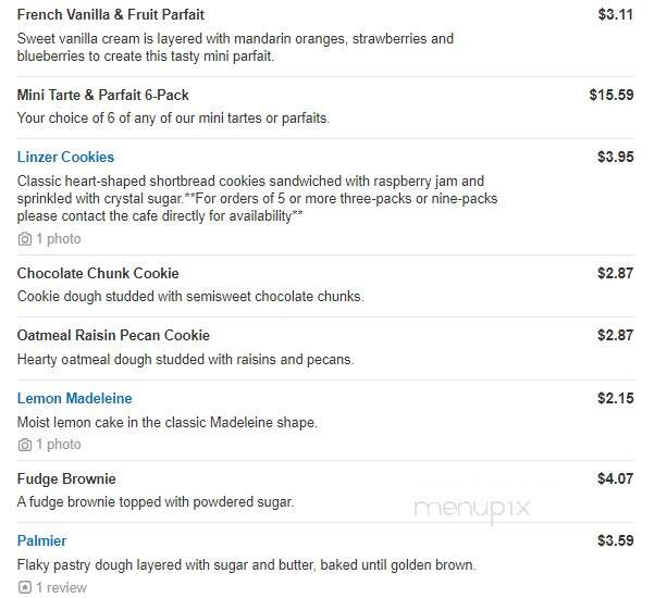 La Madeleine French Bakery - Tulsa, OK menu_pic