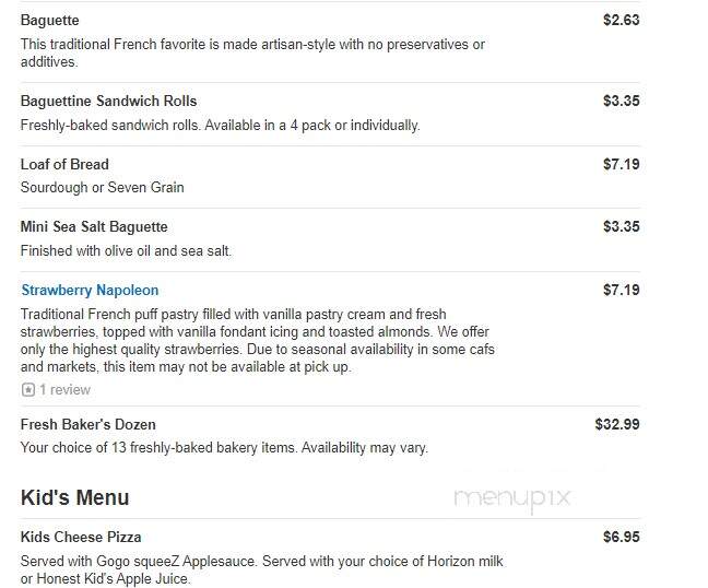 La Madeleine French Bakery - Tulsa, OK menu_pic