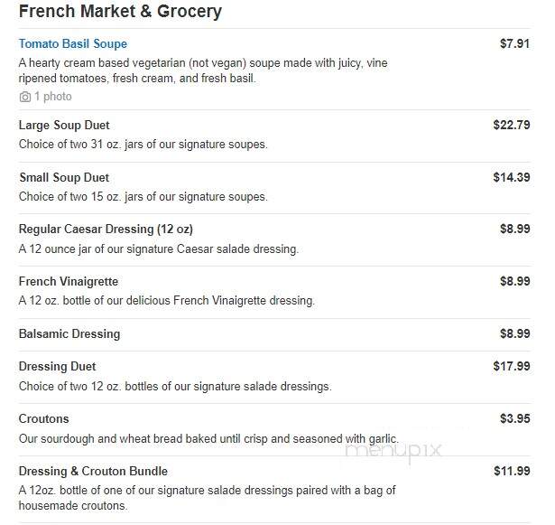 La Madeleine French Bakery - Tulsa, OK menu_pic
