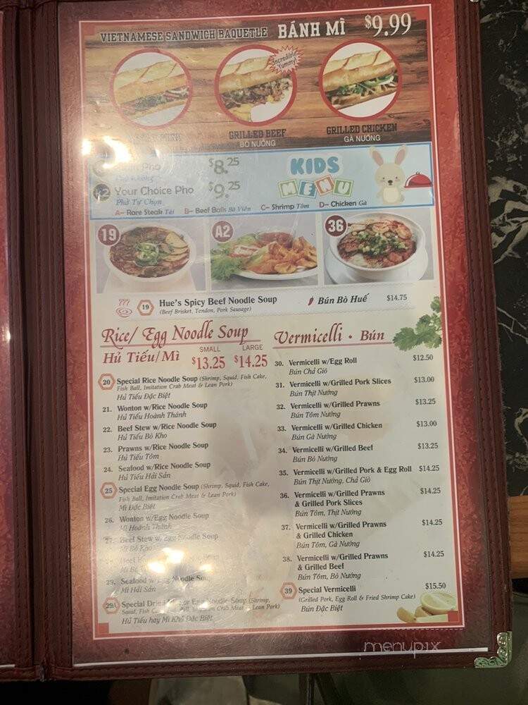 Saigon UnPHOgettaBOWL - Manteca, CA menu_pic