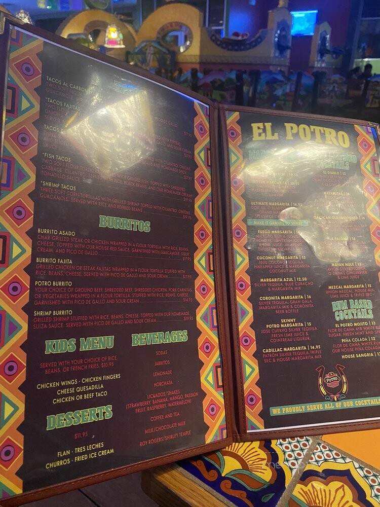 El Potro Mexican Grill - Chelsea, MA menu_pic