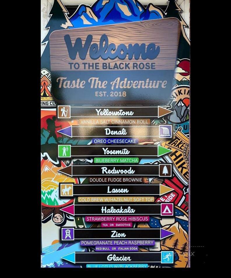 Black Rose Coffee & Tea - Redding, CA menu_pic
