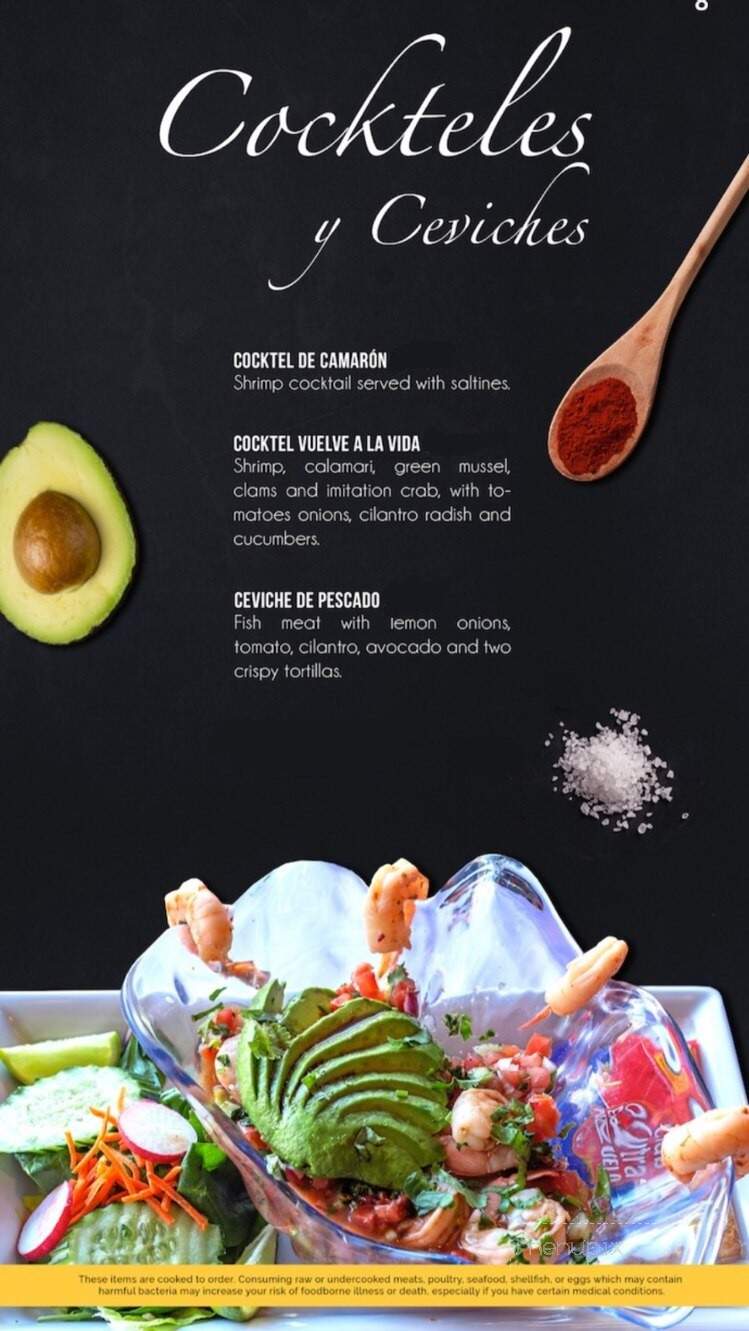 El Cuscatlan - San Pablo, CA menu_pic
