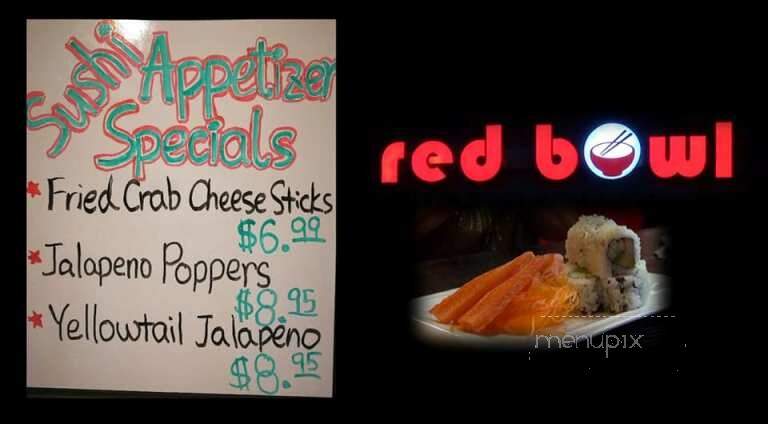 Red Bowl Asian Restaurant - Talladega, AL menu_pic