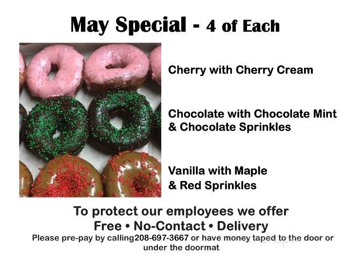 Lonny C's Donuts - Caldwell, ID menu_pic