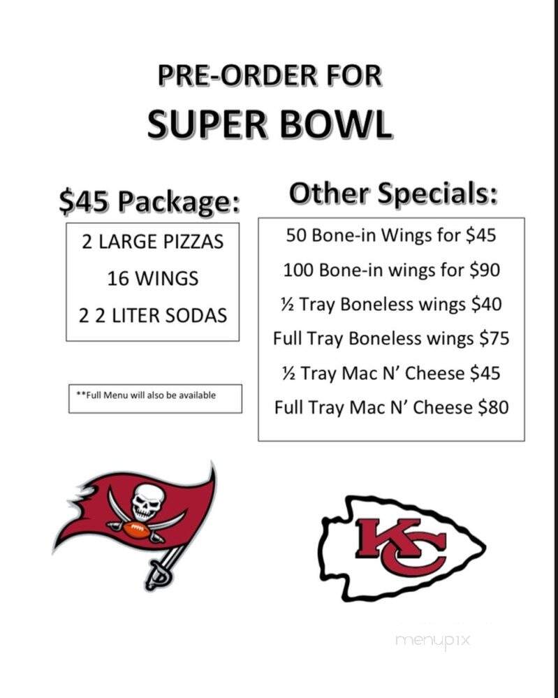 Buckland Grill & Pizza - South Windsor, CT menu_pic