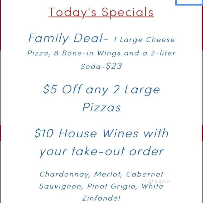 Buckland Grill & Pizza - South Windsor, CT menu_pic