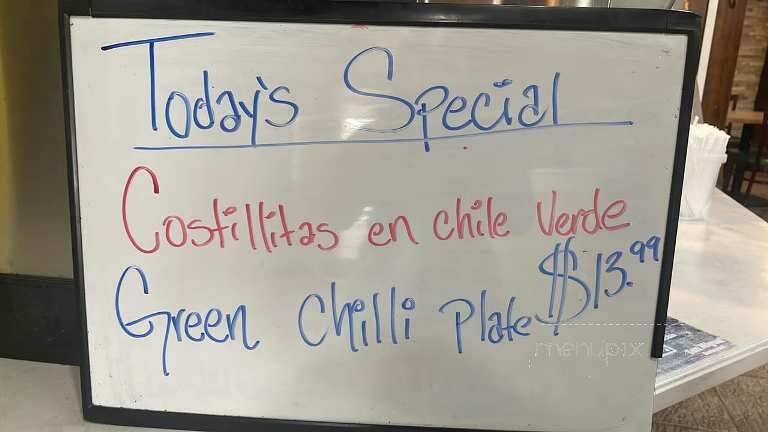 San Miguel Restaurant - Fort Morgan, CO menu_pic