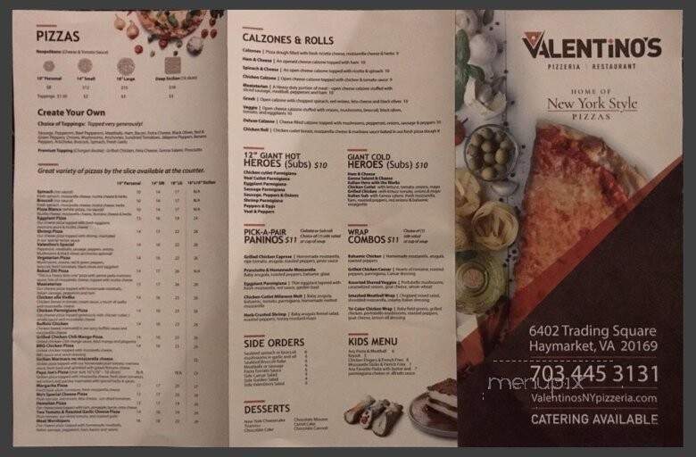 Valentino's Pizzeria - Haymarket, VA
