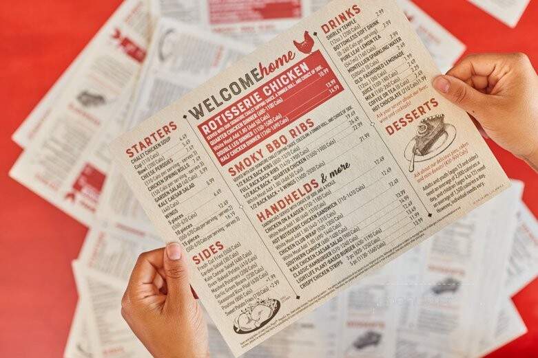 Swiss Chalet Rotisserie & Grill - Keswick, ON menu_pic