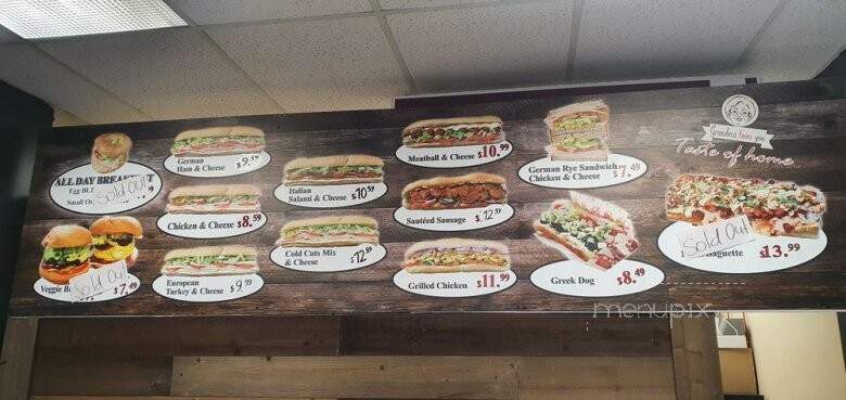 Grandma Loves You - Toronto, ON menu_pic