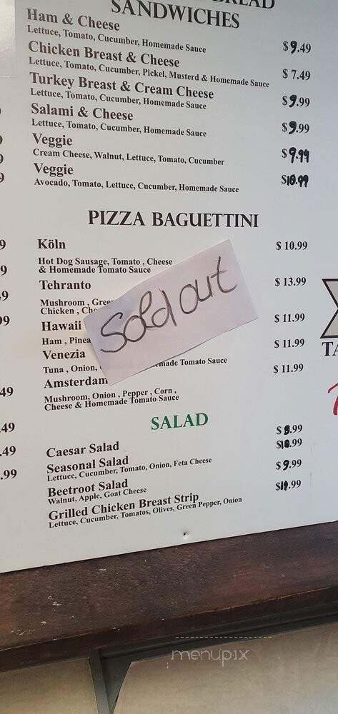 Grandma Loves You - Toronto, ON menu_pic