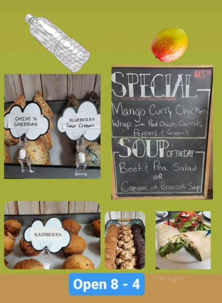 The Nutty Bean Cafe - Lakefield, ON menu_pic