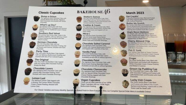 Bakehouse 46 - Rochester, MI menu_pic