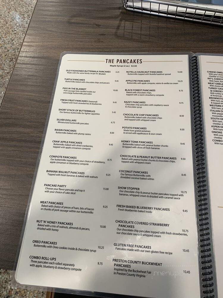Brownstone Diner & Pancake Company - Bergenfield, NJ menu_pic