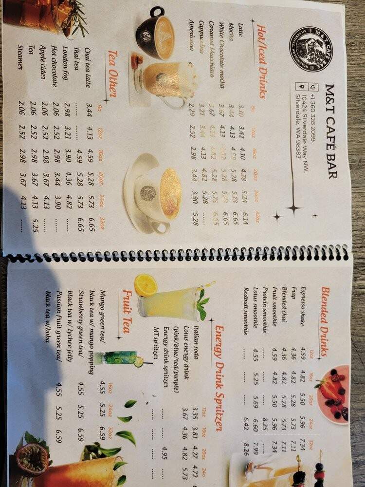 M&T Cafe - Bremerton, WA menu_pic