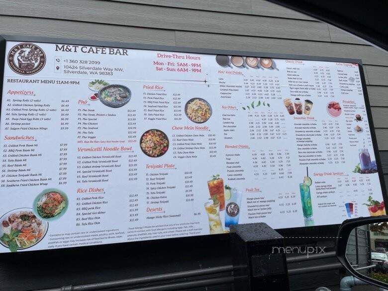 M&T Cafe - Bremerton, WA menu_pic