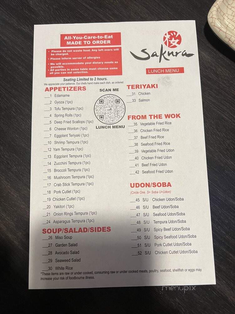 Sakura Sushi - Mesa, AZ