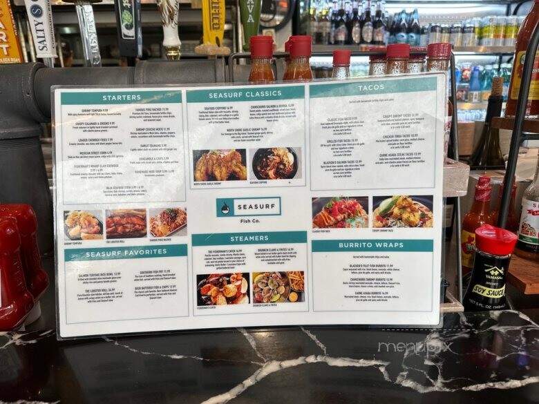 Seasurf Fish Co - San Clemente, CA menu_pic