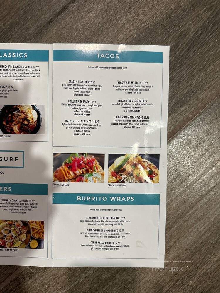 Seasurf Fish Co - San Clemente, CA menu_pic