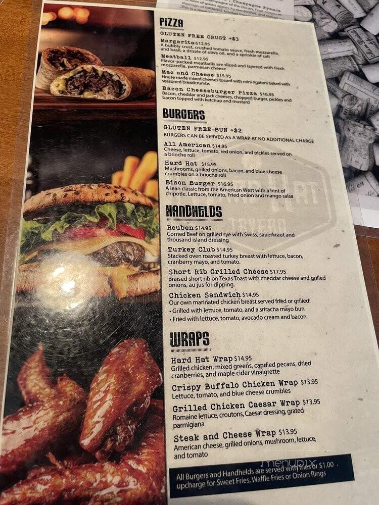 Hard Hat Tavern - Durham, CT menu_pic
