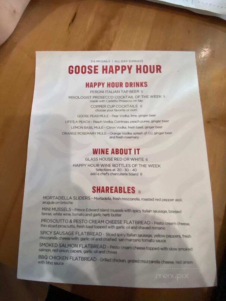 Goose120 - Omaha, NE menu_pic