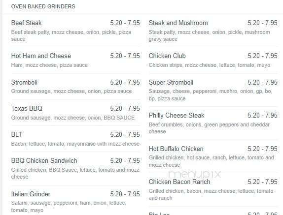 Eddie's Lakeview Pizza - Nineveh, IN menu_pic
