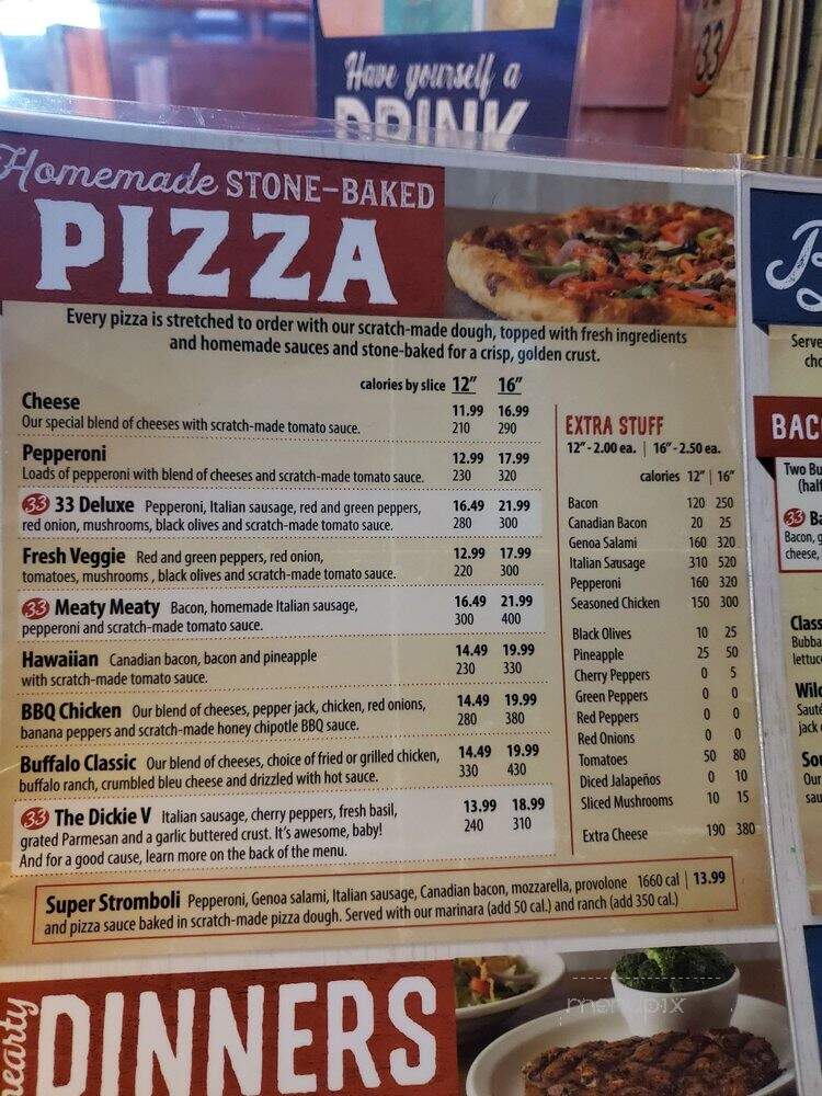 Bubba's 33 - Corpus Christi, TX menu_pic