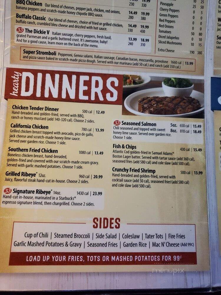Bubba's 33 - Corpus Christi, TX menu_pic