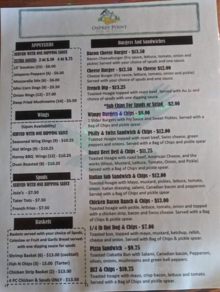 Osprey Point Pub & Pizza - Lakeside, OR