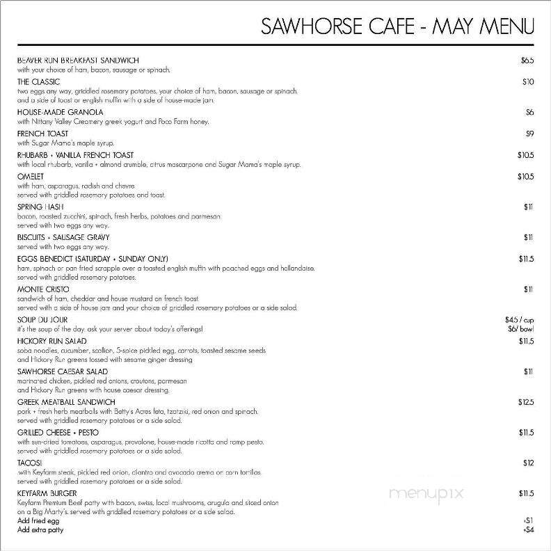 The Sawhorse Cafe - Williamsport, PA