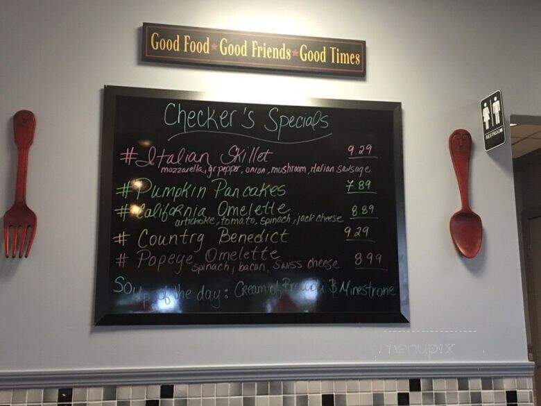 Checkers Pancake House - Schaumburg, IL menu_pic