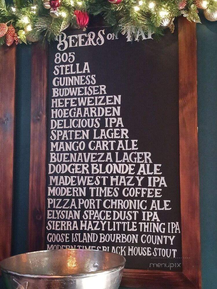 Pat's Cocktail Lounge - North Hollywood, CA menu_pic